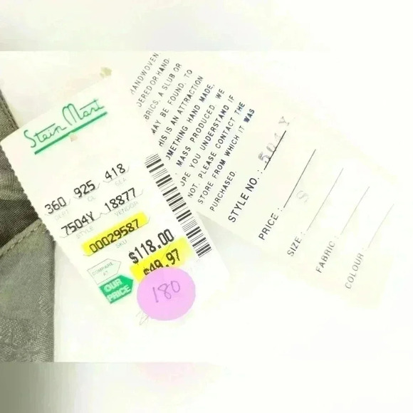 Vintage womens size small Rene Derhy Collection olive green gold boho Stud vest - Picture 3 of 8